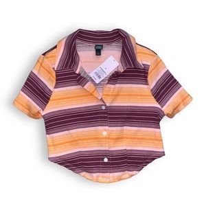 Wild Fable Cropped Collar Top